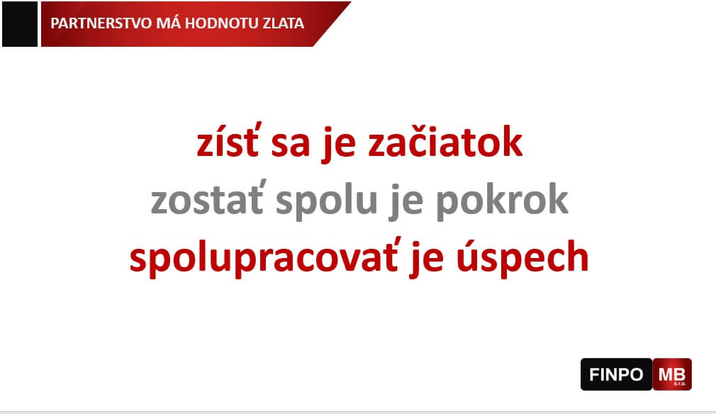 Spolupráca s FINPO MB